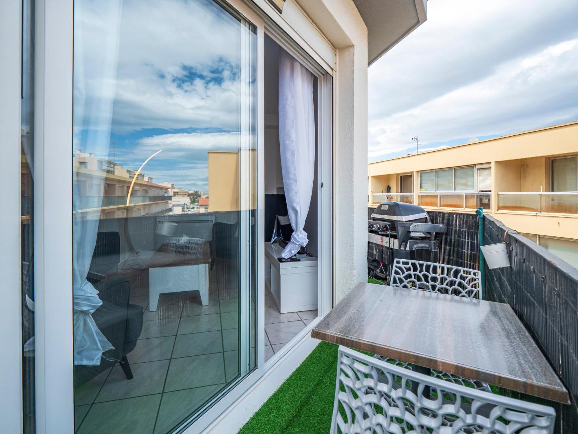 T3 Vue Mer Clim Wifi Parking Canet-en-Roussillon Exterior photo