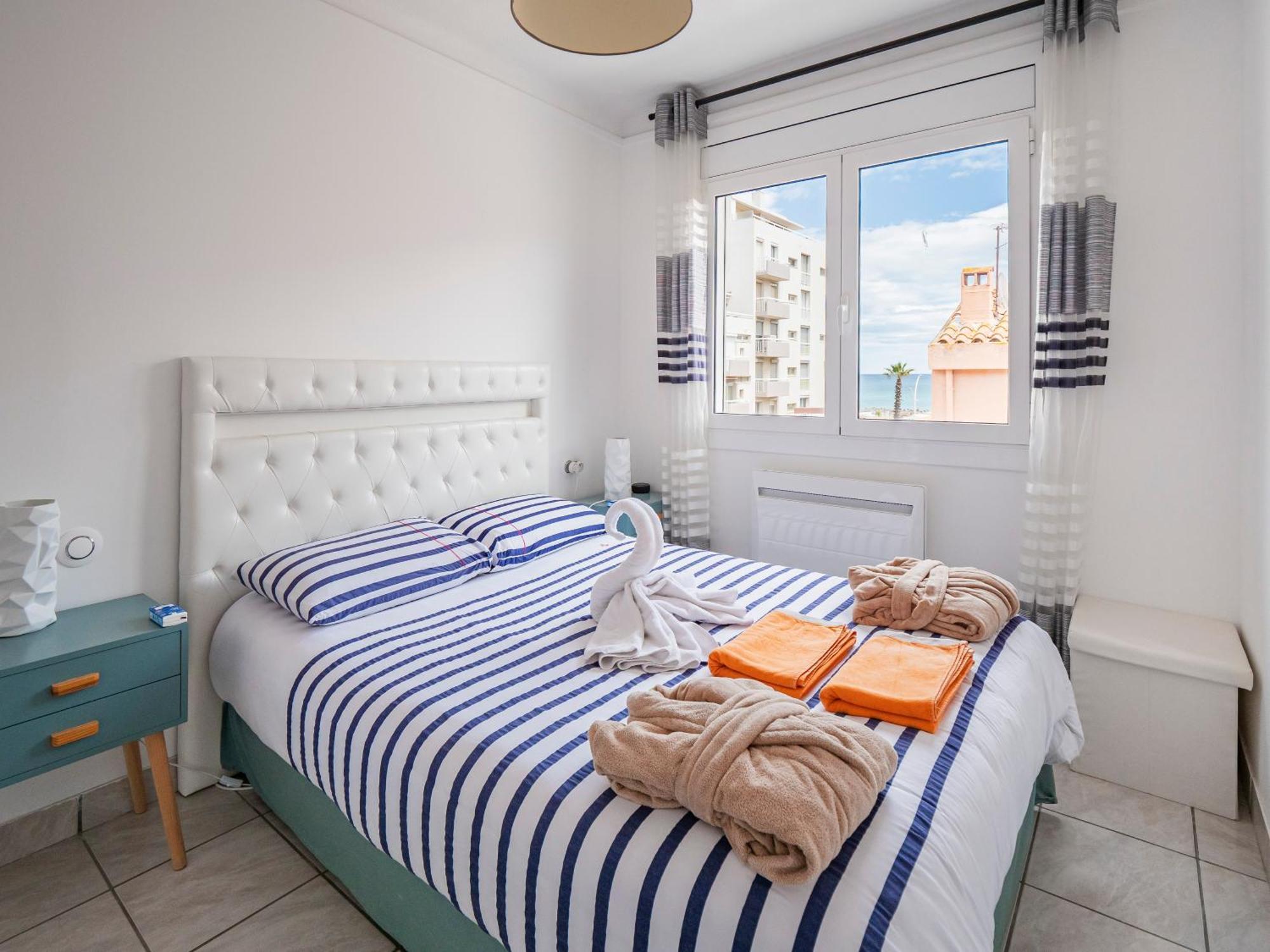 T3 Vue Mer Clim Wifi Parking Canet-en-Roussillon Exterior photo